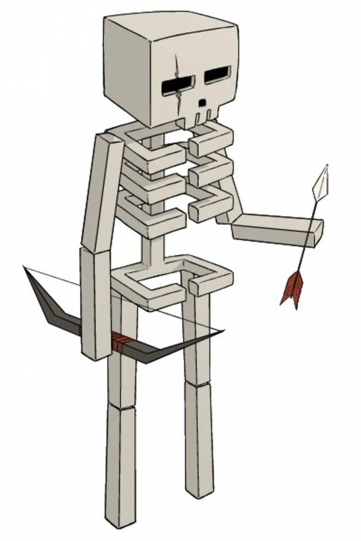 Скелет из майнкрафта #20
