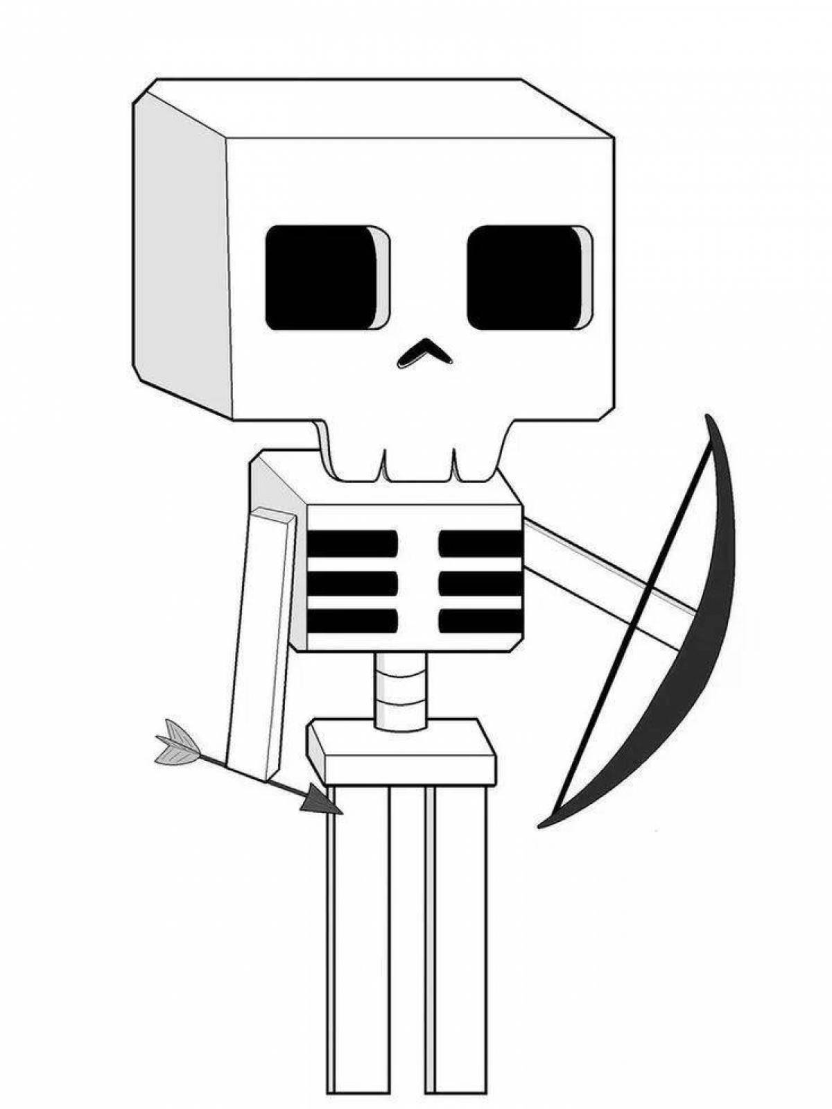 Скелет из майнкрафта #28