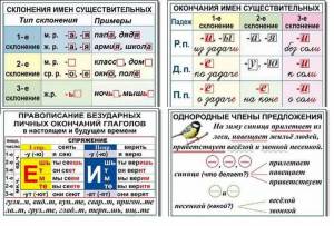 Раскраска склонение имен существительных 3 класс #38 #496121