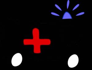 Раскраска скорая помощь машина для детей #19 #496392