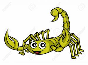 Раскраска скорпион для детей #28 #496509