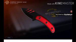 Раскраска скорпион нож #13 #496526