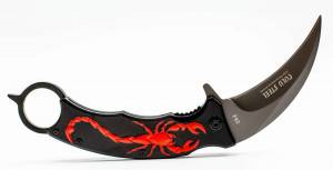 Раскраска скорпион нож #27 #496540