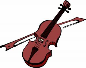 Раскраска скрипка для детей #2 #496809