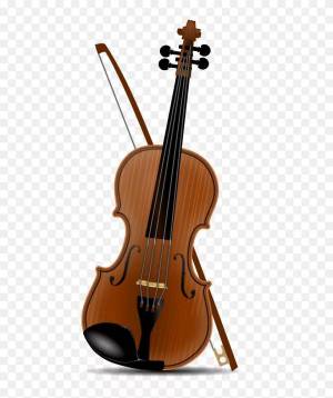 Раскраска скрипка для детей #18 #496825