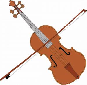 Раскраска скрипка для детей #20 #496827