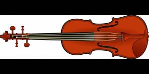 Раскраска скрипка для детей #33 #496840