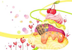 Раскраска сладости для детей #36 #497327