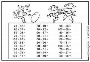Раскраска сложение и вычитание в пределах 100 2 класс #1 #497943