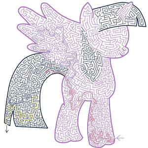 Раскраска сложные пони #33 #498514