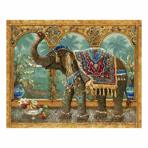 Раскраска слон индийский #1 #498648