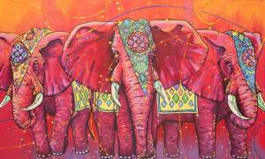 Раскраска слон индийский #11 #498658