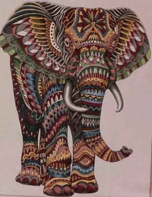 Раскраска слон индийский #13 #498660