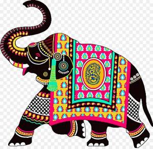Раскраска слон индийский для детей #3 #498687