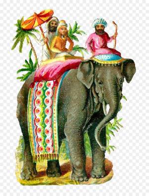 Раскраска слон индийский для детей #11 #498695