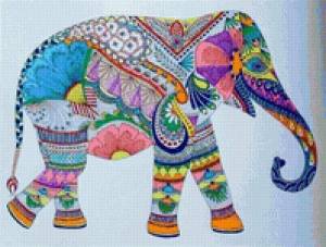 Раскраска слон индийский для детей #30 #498714