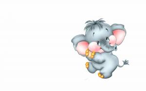 Раскраска слоненок для детей #6 #498726