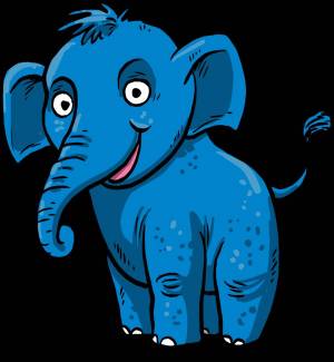 Раскраска слоненок для детей #12 #498732