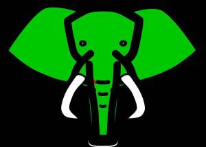 Раскраска слоник зеленый #4 #498760
