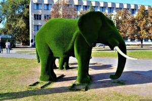 Раскраска слоник зеленый #16 #498772