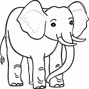 Раскраска слоника для детей 7 лет #26 #498820