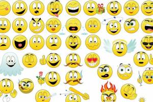 Раскраска смайлики маленькие #18 #499026