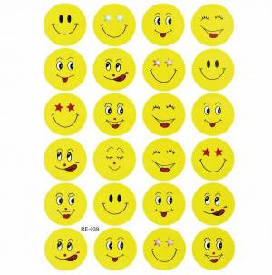 Раскраска смайлики маленькие #27 #499035