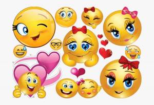 Раскраска смайлики маленькие #28 #499036