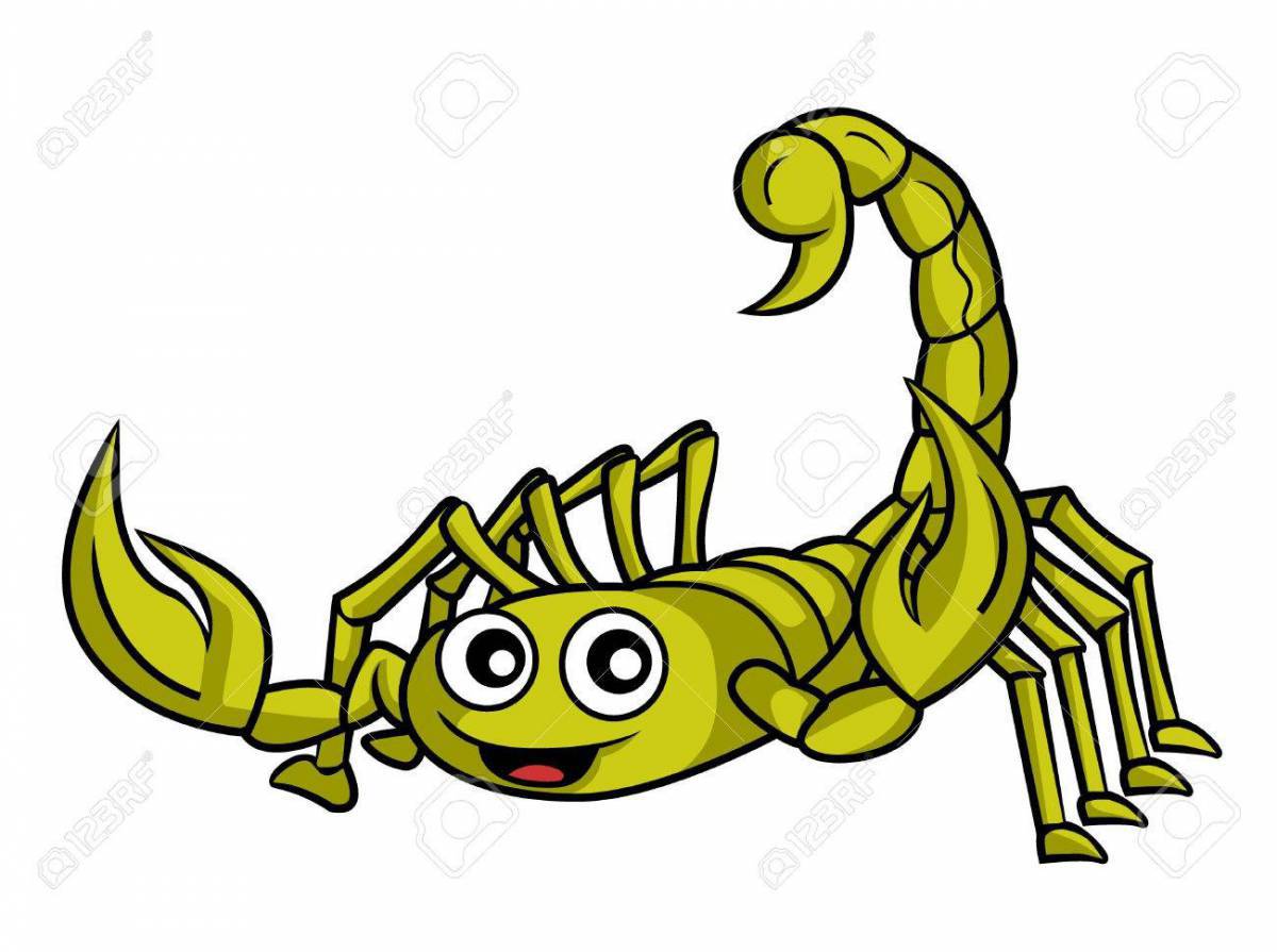 Скорпион для детей #28
