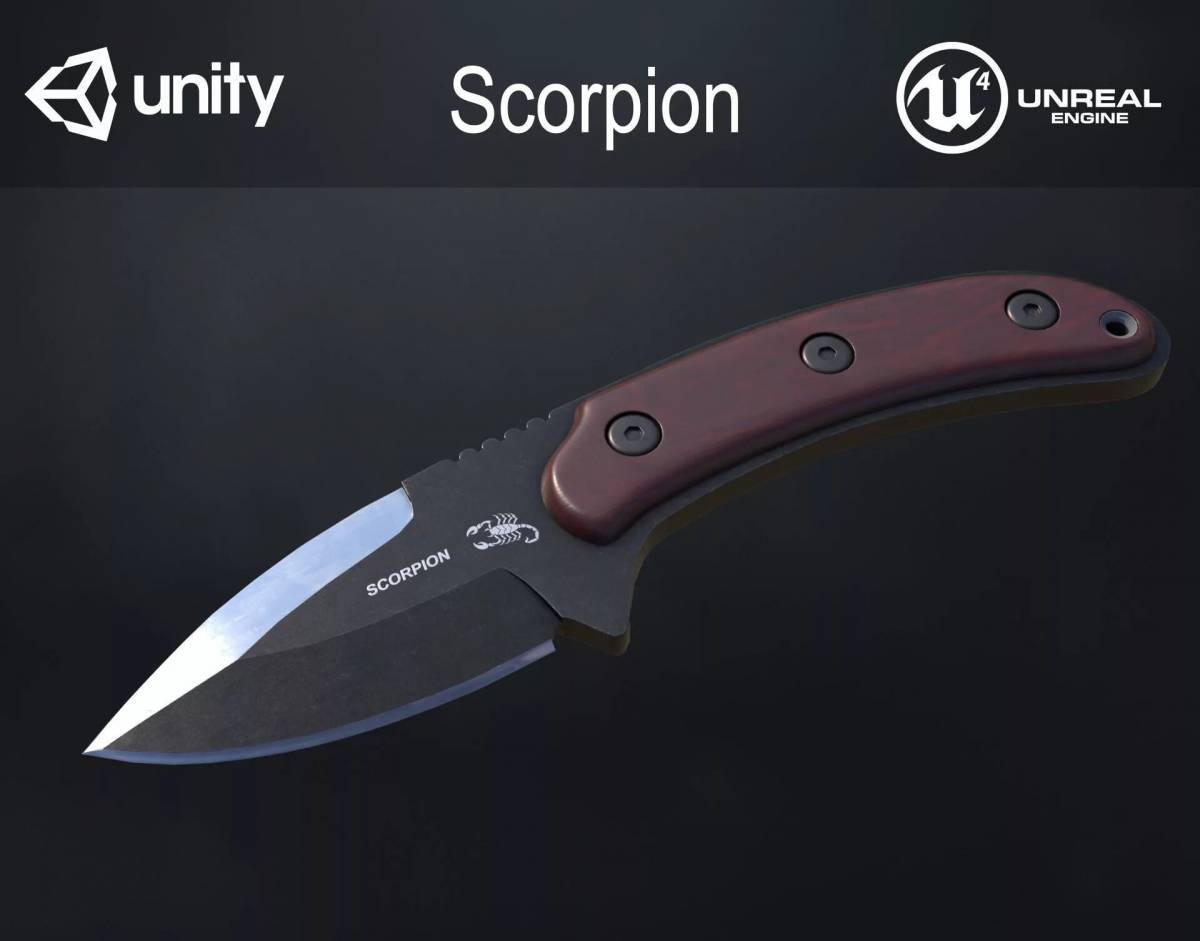 Скорпион нож #34