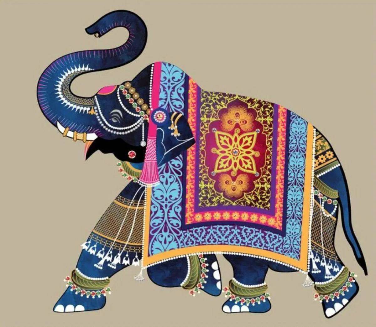 Слон индийский #8