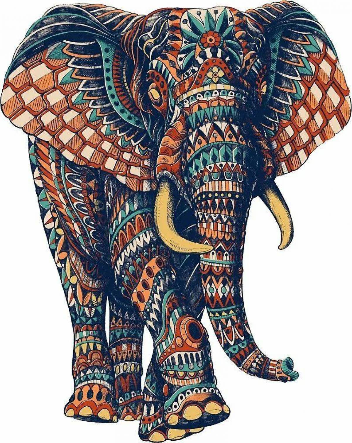 Слон индийский #36