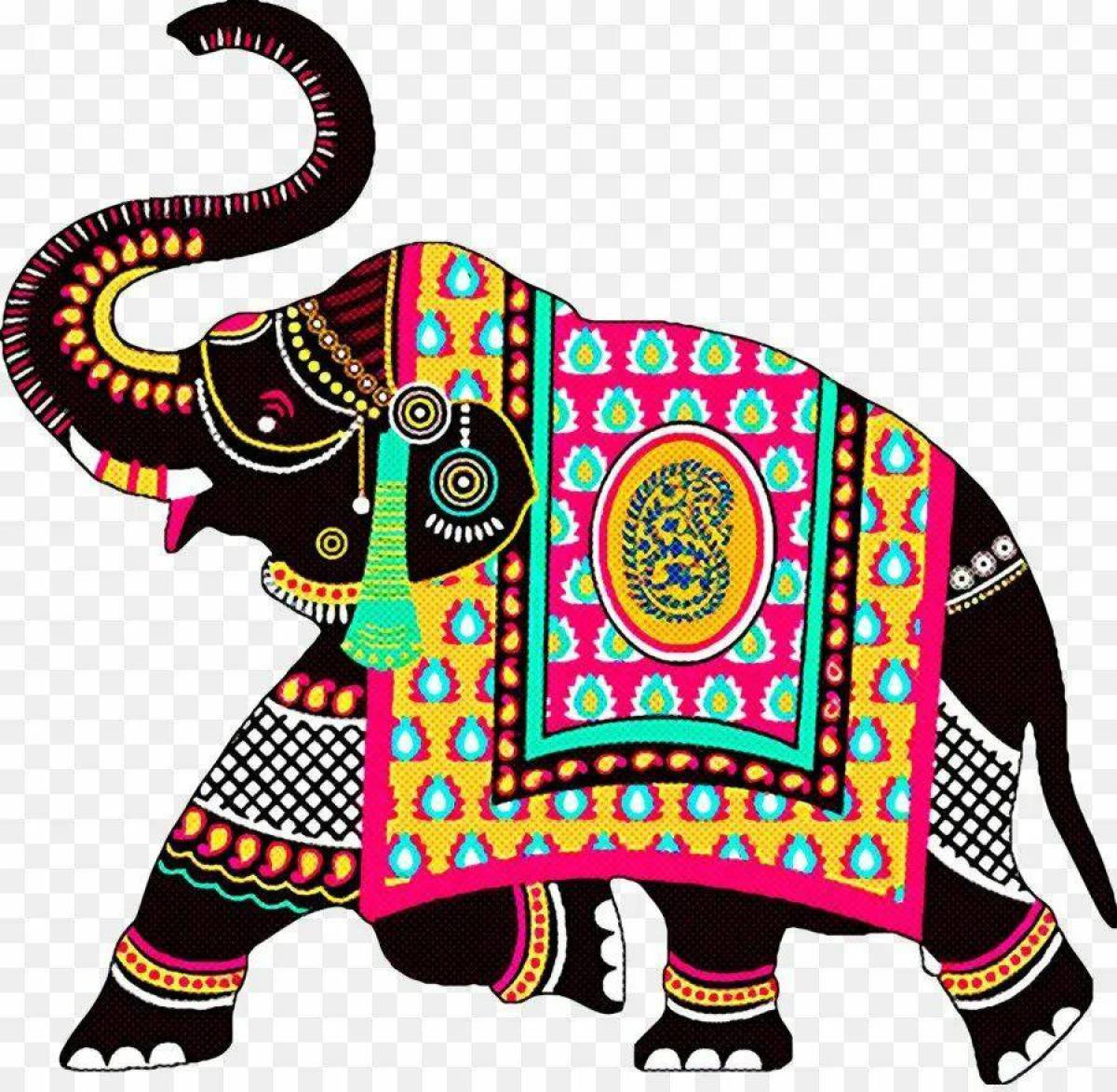 Слон индийский для детей #3