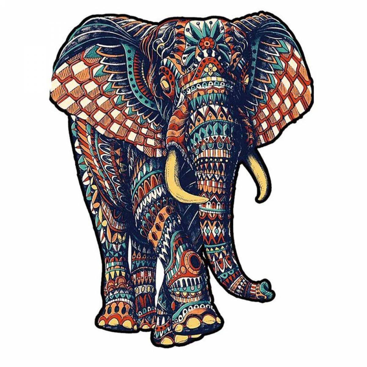 Слон индийский для детей #17