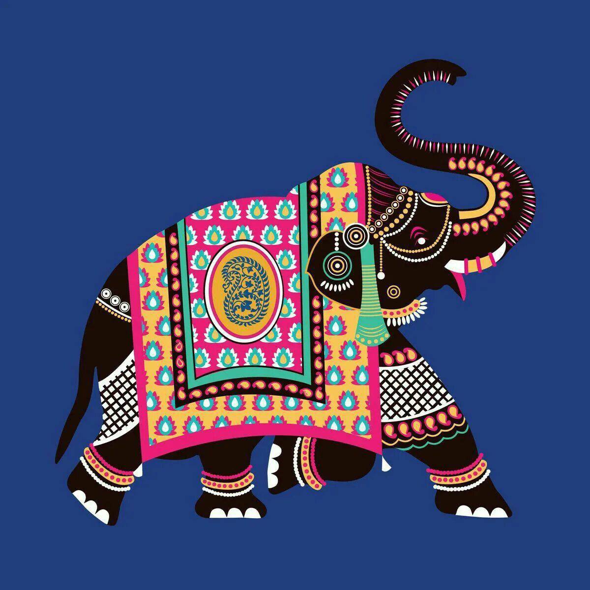 Слон индийский для детей #19