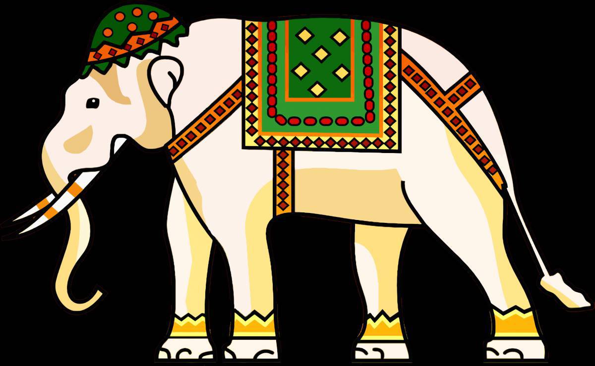 Слон индийский для детей #22