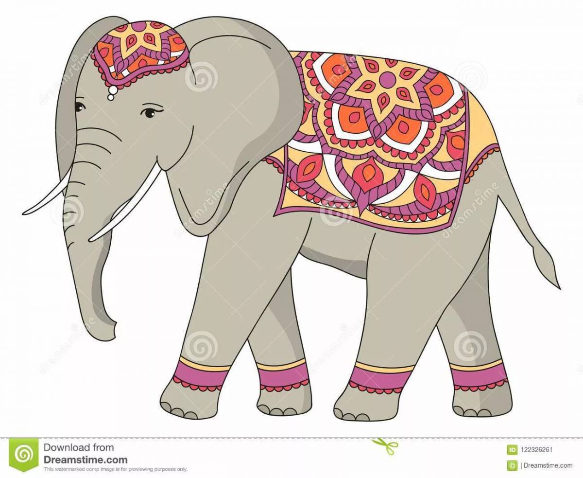 Слон индийский для детей #23