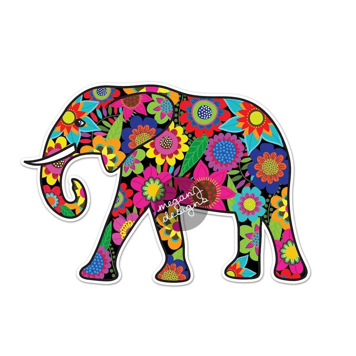 Слон индийский для детей #28