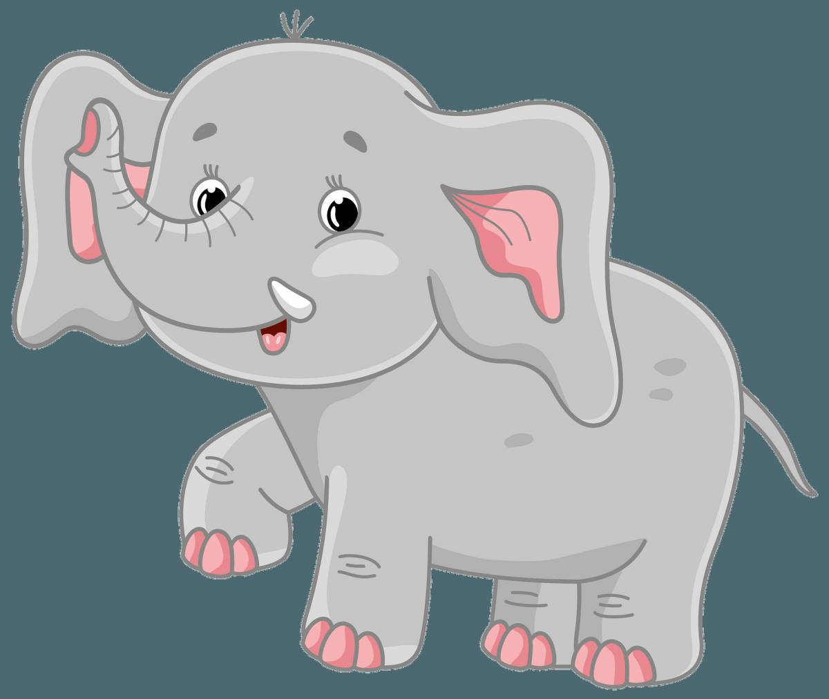 Слоненок для детей #23