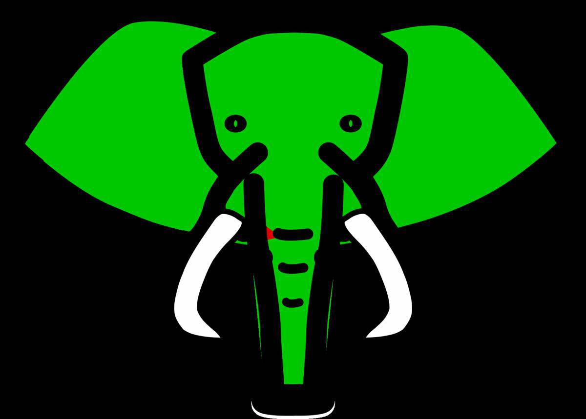 Слоник зеленый #4