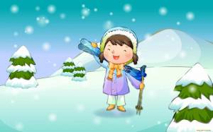 Раскраска снег для детей #6 #500041