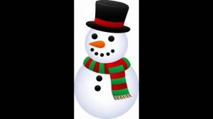 Раскраска снеговик цветная #31 #500752