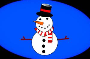 Раскраска снеговика для детей 3 4 года #23 #500818
