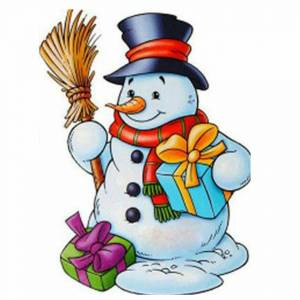 Раскраска снеговика для детей 5 6 #7 #500841