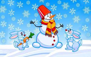 Раскраска снеговика для детей 5 6 #11 #500845