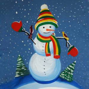 Раскраска снеговика для детей 5 6 #28 #500862