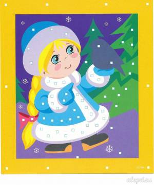 Раскраска снегурочка для детей 5 6 лет #8 #501056