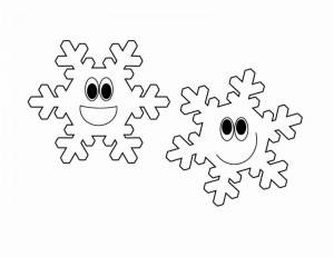 Раскраска снежинка для детей 2 3 лет #11 #501135