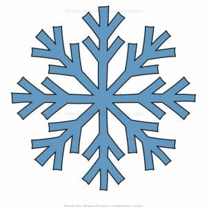 Раскраска снежинка для детей 2 3 лет #30 #501154