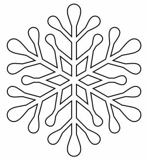 Раскраска снежинки для детей 4 5 лет #3 #501163